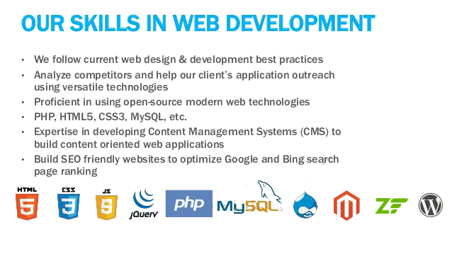 Web Development Skills