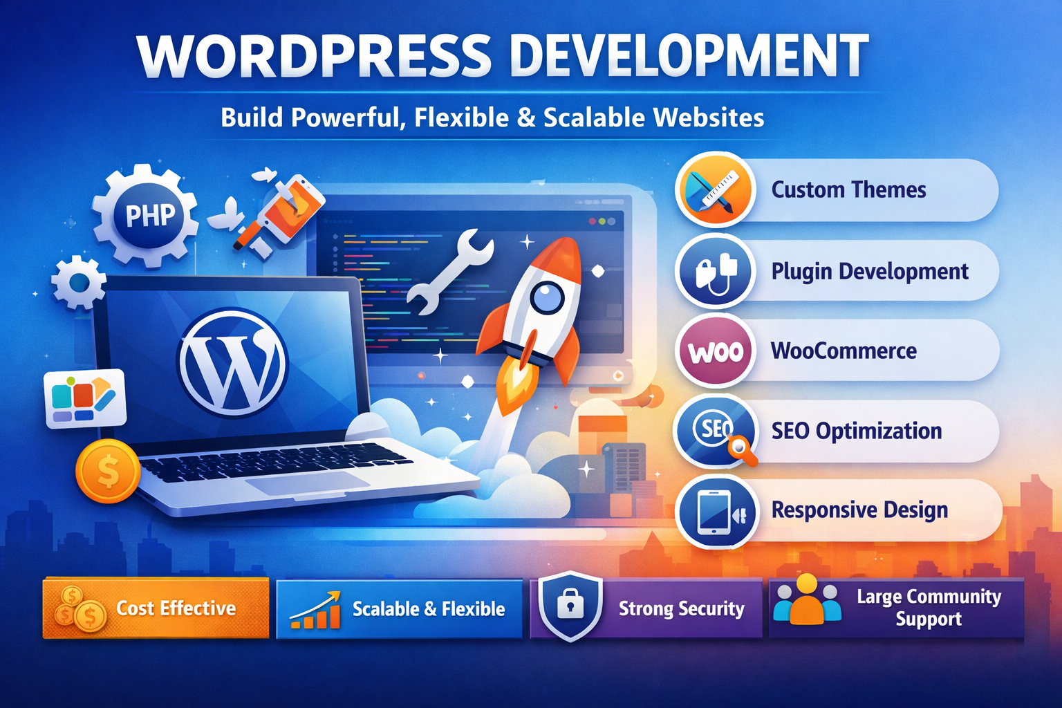 WordPress Development: Build Powerful, Flexible, and Scalable Websites