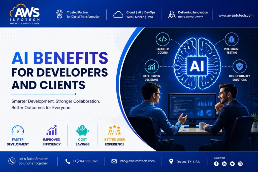 AI benefits for developers and clients improving software development efficiency and collaboration